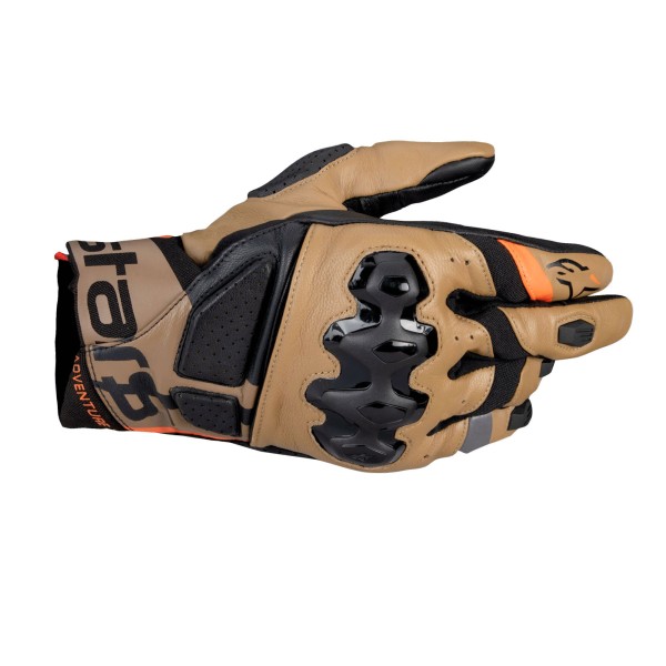 Alpinestars Alpinestars Belize V3 Drystar Gloves Black Gobi Brown Sand